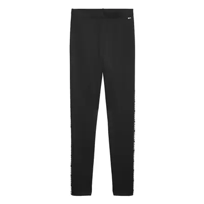 Tommy Jeans Leggings - TJW SKINNY TAPE LEGGINGS black