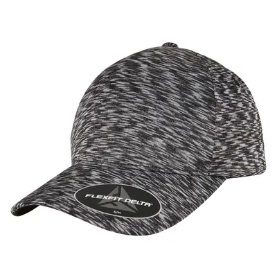 FLEXFIT DELTA UNIPANEL CAP melange black