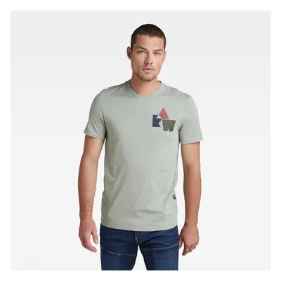 G-STAR T-shirt - Chest graphic slim in t green