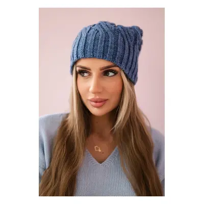 marka niezdefiniowana Cap with fleece Paulina K227 light jeans