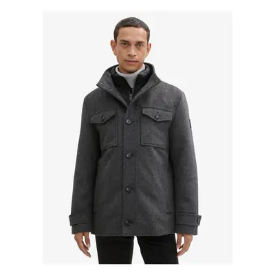 Dark grey men's jacket Tom Tailor - Men