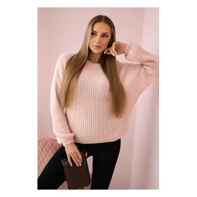 Kesi Włoski Sweater baby alpaka powder pink