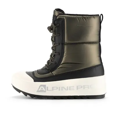 Women's winter shoes with insulated lining ALPINE PRO ODARA ivy green