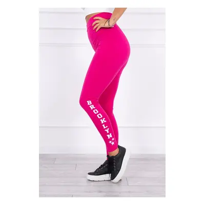 Brooklyn fuchsia leggings