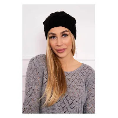 marka niezdefiniowana Cap with fleece Justyna K253 black