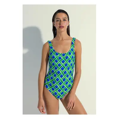 DEFACTO Nefes Istanbul X Patterned Swimsuit