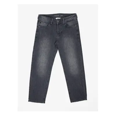 Dark grey boys' straight fit jeans Tom Tailor - Boys