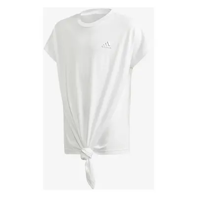 adidas Performance Dance White Girls' Sports T-Shirt - Unisex