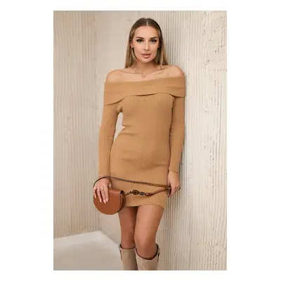 Kesi Włoski Ribbed Spanish dress camel