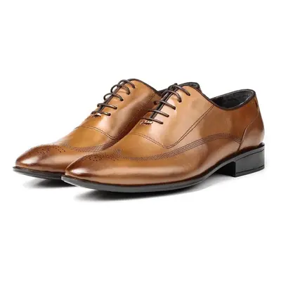 Ducavelli Stylish Genuine Leather Men's Oxford Lace-Up Classic Shoe.