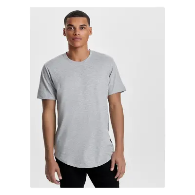 Light Grey Annealed Basic T-Shirt ONLY & SONS Matt - Men