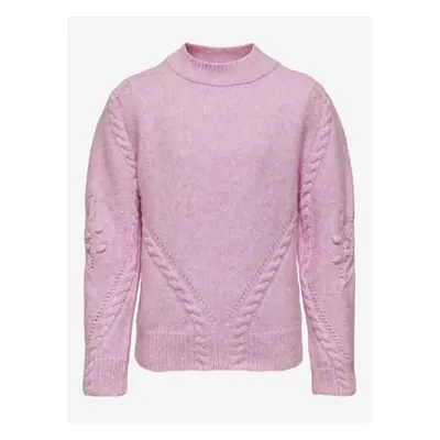 Pink girly sweater ONLY Laura - Girls