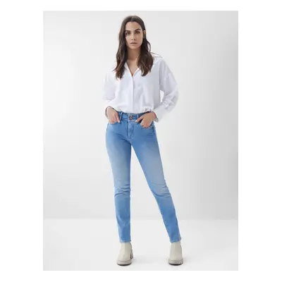 Blue women's slim fit jeans with a faded effect Salsa Jeans - Ladies