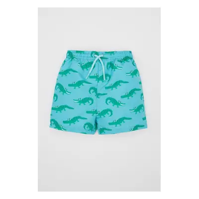 DEFACTO Baby Boy Animal Patterned Swim Shorts