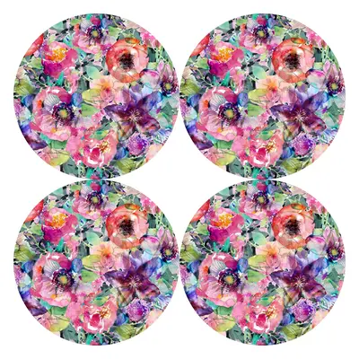 Bertoni Home Unisex's Round Table Pads Set Flora