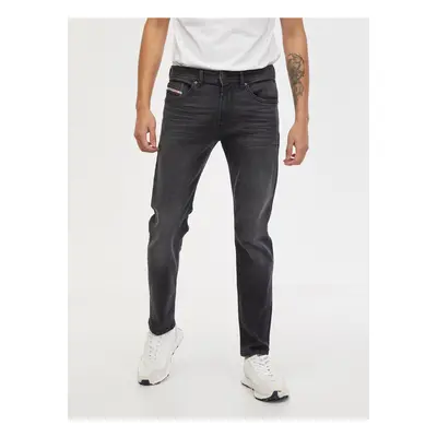 Dark grey men's straight fit jeans Diesel Thommer - Men ́s