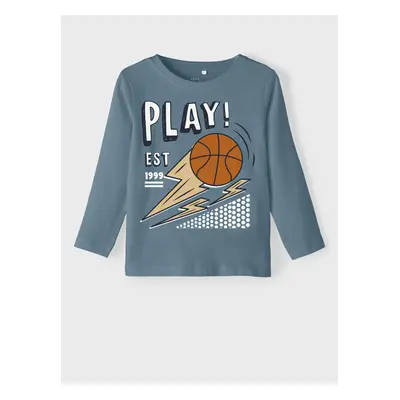 Blue boys' long-sleeved T-shirt name it Vux - Boys