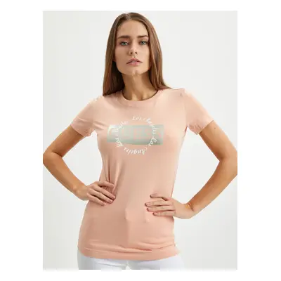 Apricot Women's T-Shirt Guess - Women