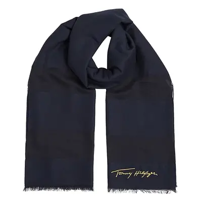 Tommy Hilfiger Scarf - ICONIC SOFT SCARF 100X200 blue