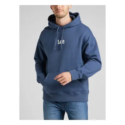 Blue men's hoodie Lee - Men