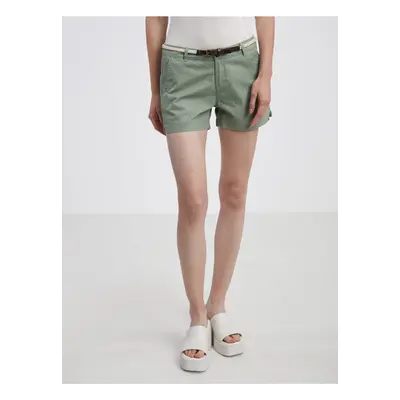 Khaki women's shorts CAMAIEU - Women's