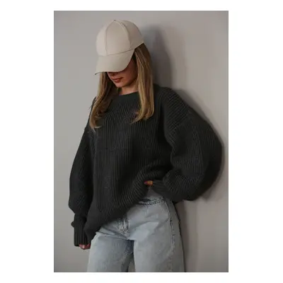 Madmext Smoky Basic Knitwear Sweater