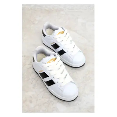 Soho White-Black Kids Sneaker