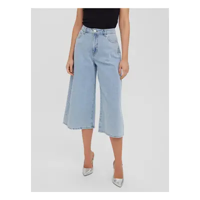 Light blue women's denim culottes VERO MODA Clive - Women's