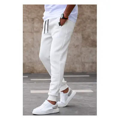 Madmext White Basic Tracksuit