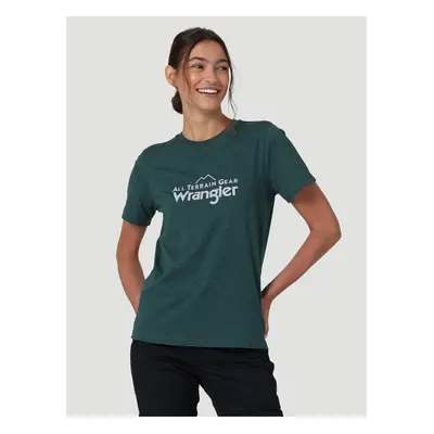 Dark green women's striped T-shirt Wrangler - Women's