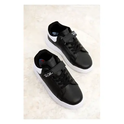 Soho Black and White Kids Sneakers