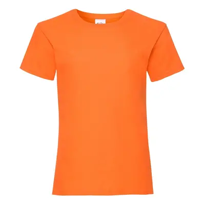 Orange Girls' T-shirt Valueweight Fruit of the Loom