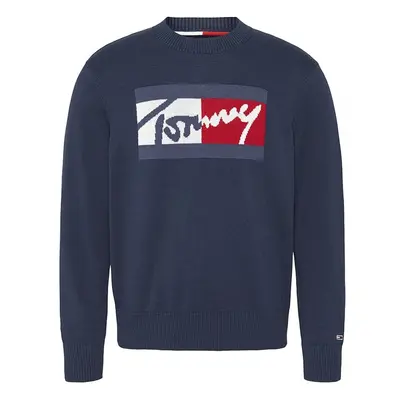 Tommy Jeans Sweater - TJM BRANDED SWEATER blue