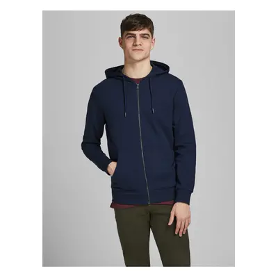 Dark blue basic hoodie Jack & Jones - Men's