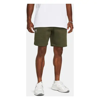 Under Armour UA Essential Fleece Shorts-GRN - Mens