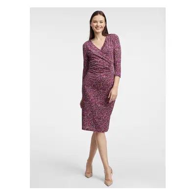 Orsay Purple Women Patterned Sheath Dress - Women