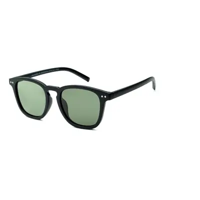 WAYE sunglasses - Matt Black w Polarized Green Lens Cat.