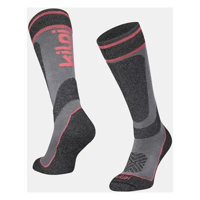 Children's ski socks Kilpi ANXO-J Grey