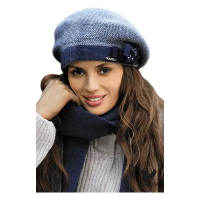 Kamea Woman's Beret K.16.016.12 Navy Blue