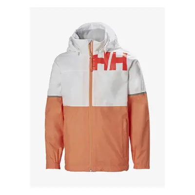 White-apricot girls' light jacket HELLY HANSEN - Girls