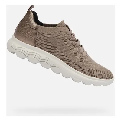 Beige women's sneakers Geox Spherica - Women's