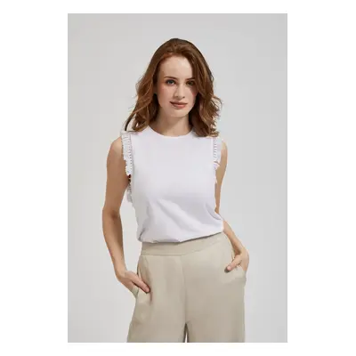 Women's top MOODO - white