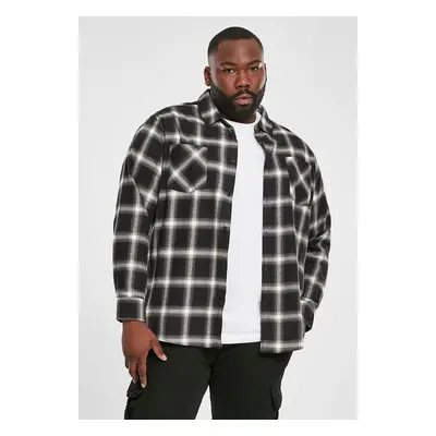 Plaid Flannel Shirt black/white