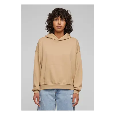 Women's Light Terry Oversized Hoodie - unionbeige