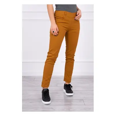 marka niezdefiniowana Colorful jeans mustard