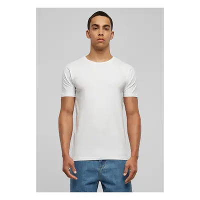 Fitted stretch T-shirt white