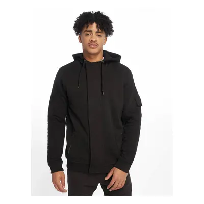 Zip-up hoodie black