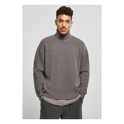 Oversized Roll Neck Sweater Asphalt