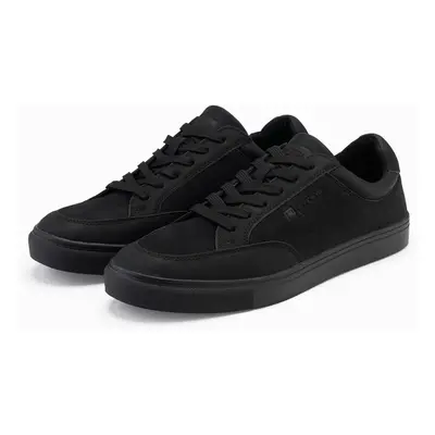 Ombre Monochromatic men's streetwear style shoes - black