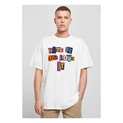 Men's T-shirt Hate it or Love it white